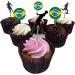 Brazil Football Silhouette Flag Mix Party Food & Cupcakes Picks Decorations Toppers (pack of 14) - Buy Online on SooperMarket.com