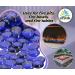 Arsuk Glassenic Deko Blue - Flat Stones for Decoration 0.955 kg - Perfect for Party Tables Vases Aquariums & Weddings - Buy Online on SooperMarket.com
