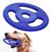 SuperChewy Tough Tug-of-War Flying Disc Toy Strong Natural Rubber | Great Frisbee Fetch Toy for Dogs | Ultra Durable Chew Toy for Aggressive Chewers | For All Breeds Tug Frisbee Large - 22 cm / 400 gm