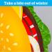 BigMouth Inc. Snow Tube  Inflatable Sleds for Kids and Adults  Heavy Duty PVC Giant Cheeseburger - Buy Online on SooperMarket.com