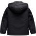 CREATMO US Boy's Waterproof Ski Jacket | Warm Winter Fleece Snow Coat 8-9 Years | Windproof Snowboarding Rain Jacket in Black - Buy Online on SooperMarket.com