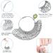Metal Ring Sizer Tool Set - Ring Gauges with Finger Sizer Mandrel for Jewelry Sizing - Metallic - Buy Online on SooperMarket.com