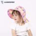 LANGZHEN Baby Girls Sun Protection Hat with Chin Strap | Adjustable Toddler Kids Wide Brim Play Hat | Pineapple Design | 6-12 Months - Buy Online on SooperMarket.com