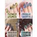 Kalolary Nail Foil Self-Adhesive - 12 Sheets Marble Rages Full Wraps Nail Polish Stickers | Nail Art & DIY Decoration with Nail File - Buy Online on SooperMarket.com