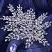 AMORARSI Rhinestone Leaf Wedding Hair Piece - Crystal Hair Accessories for Bride and Bridesmaids (Silver) - Buy Online on SooperMarket.com