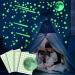 Ezigoo Glow in The Dark Stars Stickers - 476Pcs Luminous Decals for Kids Bedroom - Adhesive DIY Wall Stickers for Nursery Room - Ceiling Glow in The Dark Stickers for Baby Toddler Children - Buy Online on SooperMarket.com