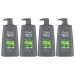 Dove Men+Care 2-in-1 Shampoo and Conditioner Nourishes and Invigorates Fresh and Clean Helps Strengthen Hair 25.4 oz, Pack of 4