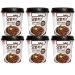 Young Poong Black Bean Sauce Topokki Tteokbokki Instant Korean Rice Cake Cup Flavoured (Jjajang)120g (Pack of 6) Korean Snacks