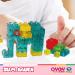 8er Set Amos 4D Rubber Blocks & Dinosaurs - Vibrant Fruit Rubber Building Blocks in 3D Design | Perfect for Children's Birthdays & Muffin Decorations - International Shipping! - Buy Online on SooperMarket.com