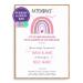 Fairy dust sponsor letter baptism rainbow godfather for sponsored child personalizable baptismal certificate sponsor certificate baptism gift personalized gift birth baptism gift rainbow