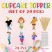 Seyal Johny Brvo cupcake topper Seyal Johny Brvo Cupcake Topper - Buy Online on SooperMarket.com
