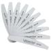Nail Files and Buffer Professional Manicure Tools Kit 150 150 Grit Double Sided Washable 10 Nail File Set 150/150