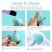 Real Techniques Makeup Brush & Beauty Sponge Cleansing Gel - 4 Fl Oz (Purple) - Buy Online on SooperMarket.com