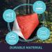 FosPower Emergency Sleeping Bag - Waterproof Survival Shelter Tent & Thermal Blanket with Whistle | Bivvy Bag for Camping, Hiking & Outdoors - Buy Online on SooperMarket.com