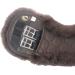 Merauno Lamb Wool Moon Belt Saddle Belt | Short Dressage Belt | Anatomical Shape | Equestrian Sport | Quality Merino Wool | Brown 80cm - Buy Online on SooperMarket.com