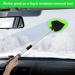 Xindell Car Window Cleaner - 24 Windshield Cleaning Tool with Spray Bottle & Microfiber Bonnet | Pull-Out Car Wash Kit with Long Soft Sponge Handle - Buy Online on SooperMarket.com