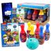 Paw Patrol Toys Games Activities Bundle for Toddlers, Kids - 4 Pc Paw Patrol Bowling Set with Tattoos, Posters and More (Paw Patrol Playset).