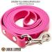 Logical Leather 6ft Heavy Duty Full Grain Leather Dog Leash - Pink - Buy Online on SooperMarket.com