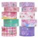 VEYLIN 10Rolls Gold Foil Washi Tape  Pastel Decorative Masking Tape for Gift Wrappings Pink Gold - Buy Online on SooperMarket.com