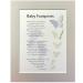 Online Street Baby Foot Print Memorial Memory Mounts with Poem for Photo Frame Keepsake Gift | Ideal Decorations for Boys Girls Room Nursery and Walls Decor
