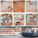 ACE2ACE Pet Hair Remover Dog and Cat Hair Removal Brush Reusable Lint Roller for Furniture Couch Rug and Bedding Orange - Buy Online on SooperMarket.com