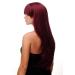 WIG ME UP - Long Garnet Red Wig 70cm | Sexy Straight Hair Perfect for International Shipping - Buy Online on SooperMarket.com