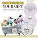 Fathers Day Gift: 10 Oversized Bath Bombs with Shea & Coco Butter, Dry Flower Petals, Multiple Fragrances - Rich Spa Bath Set in Cute Tub - Perfect Birthday Gift for Women and Men - Buy Online on SooperMarket.com