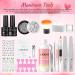 COSCELIA Poly Nail Gel Kit with UV Light 36W - 6pcs Extension Gel Set for Color Changing & Glitter Nails - Beginner Manicure Kit with Base, Top Coat, and Slip Solution - Ideal Gift for Women and Girls - Buy Online on SooperMarket.com