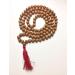 CMEI Sandalwood 108+1 8mm Tibetan Mala Necklace with Red Tassel for Meditation and Yoga - Buy Online on SooperMarket.com