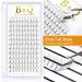 6D-C-0.07-13mm Pre Made Fan Russian Volume Lash Extensions by B&Q LASH | Short Stem Pre Fanned 0.07 0.10 Premade Fans Eyelash Extension - 6D 0.07 C 13mm - Buy Online on SooperMarket.com