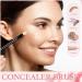 48 Piece Flat Makeup Brushes Set for Concealing, Blending, and Setting - Portable Synthetic Beauty Tools in Black - Buy Online on SooperMarket.com