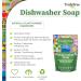 Truly Free Auto Dishwasher Soap 12.5oz - Natural Concentrated Dishwasher Detergent Hard Water Stain Remover No Harmful Ingredients - Sparkling Clean Dishes - Buy Online on SooperMarket.com
