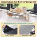 AMOSIJOY Cat Window Perch Hammock for Large Cats - Sturdy Wood & Metal Frame - Easy to Assemble Cat Bed for Windowsill, Bedside, Drawer, Cabinet - 21.7x15x6.9 - Buy Online on SooperMarket.com