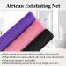 African Exfoliating Net Sponge Set - 31.5 Inch Loofah Body Scrubber for Shower - Women Men Skin Smoother - Daily Use (Pink Black Purple) - Buy Online on SooperMarket.com