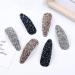 Shimmering Rhinestone Hair Clips - Pink Blue Gray Crystal Snap Barrettes for Women & Girls | Ideal for Party, Wedding & Daily Wear - Buy Online on SooperMarket.com
