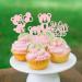 24PCS We Can Bearly Wait Cupcake Toppers Sparkling Balloon Bear Cupcake Toppers Little Bear Theme Baby Shower Decorative Supplies Gender Revealing Theme Children's Birthday Party Supplies Pink Pink3 - Buy Online on SooperMarket.com