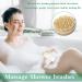2 Pack Natural Soft and Hard Boar Bristle Body Brushes for Exfoliating and Cleansing - Round Massage Bath Brushes for Whole Body, Promotes Blood Circulation - Buy Online on SooperMarket.com