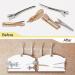 Geyee 50pc Hair Clip Display Cards - White Cardboard Organizer for Hair Bows & Barrettes - Buy Online on SooperMarket.com