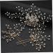 minkissy 5 Sets bridal headwear Rhinestone Hair Headpiece Bride Hairpin crystal hair comb U- shaped Hair Pin for Bride crystal side comb Bridal Hair Comb clip wedding rhinestones bridesmaid - Buy Online on SooperMarket.com