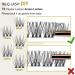 72 D Curl Natural Eyelash Clusters | DIY Soft Fluffy Lash Extensions | B&Q Cluster Lashes (D-10 mm B 49) - UK-FD-B49-D-10 - Buy Online on SooperMarket.com