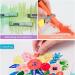Ohuhu 72 Long Chalk Pastels Set - Soft Pastels for Artists - Includes 4 Fluorescent Colors and 6 Pastel Papers - Art Supplies for Drawing, Blending, Shading - Ideal for Adults, Kids, Beginners - Buy Online on SooperMarket.com