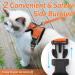 Rabbitgoo Cat Dishes & Adjustable Breakage-Proof Cat Harness Set - Orange M (1 Pack) for International Shipping - Buy Online on SooperMarket.com