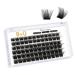 Cluster Lashes D Curl 12mm 72 Clusters B&Q Lash Clusters Individual Lashes Volume Eyelash Clusters DIY Lash Extensions Soft Wispy Cluster Eyelash Extensions DIY at Home (B30 D-12mm) D-12 mm B 30