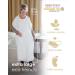 Cuddledry Hands Free Baby Bath Towel in Luxuriously Soft Bamboo & Cotton | Apron Style Hooded Towel for Safe and Easy Babies Bathtime | Perfect Newborn Gift | Pink Edging - Buy Online on SooperMarket.com