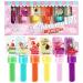 Girl's 6pc Fruity Flavored Lip Gloss Set Long Lasting Glossy Lip Makeup for Kids/Teens - Sparkly Lip Gloss Teen Girls Party Favors Non Toxic Makeup for Kids