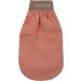 Turkish 100% Silk Exfoliating Gloves - Body Scrub Mitt for Men and Women by Feel Fine - Salmon Pink - Buy Online on SooperMarket.com