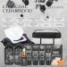 Men's Spa Gift Set for Father's Day - 10Pcs Charcoal Cedarwood Spa Kit with Jojoba Oil, Aftershave Balm, Shave Gel & More - Gift Basket for Dad - Buy Online on SooperMarket.com