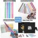 12x12 Inch Wedding Scrapbook Photo Album with 216 Photo Corners - 60 Pages, Black - Buy Online on SooperMarket.com