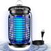 Endbug Bug Zapper Outdoor with LED Light 4200V Mosquito Zapper Outdoor IPX5 Waterproof Electric Bug Zapper 2-in-1 Fly Zapper Fly Trap Indoor Outdoor for Patio Garden Backyard Home Plug in