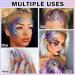 Body Glitter Gel | Natural Soft Shiny Makeup | Long Lasting Face & Hair Glitter | Lightweight Liquid Eyeshadow - 01# White - Buy Online on SooperMarket.com